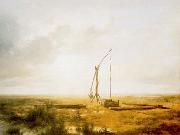 Karoly Marko the Elder, View of the Great Hungarian Plain with Draw Well